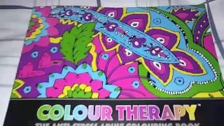 Color Therapy adult coloring book review