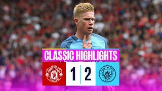 Classic Highlights  United 1-2 City  PEP WINS HIS FIRST MANCHESTER DERBY