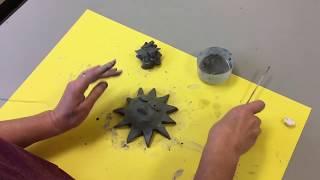 Easy Clay Sun Sculpture Student Art Lesson
