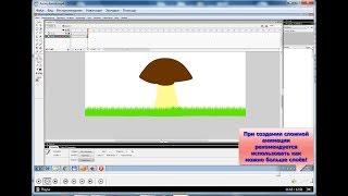 Анимация формы в программе Macromedia flash