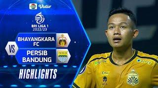 Highlights - Bhayangkara FC VS Persib Bandung  BRI Liga 1 20222023