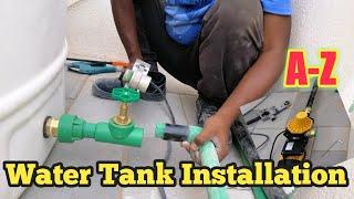 Water Tank Installation  Water Tank Ideas