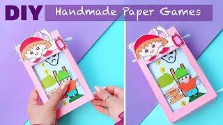 How to make paper games  Paper Toys  Handmade paper crafts  Paper Game