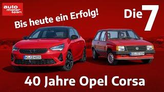 40 Jahre Opel Corsa - der Kleinwagen hat es in sich I auto motor und sport