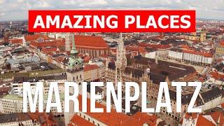 Marienplatz in 4k. Germany Munich to visit