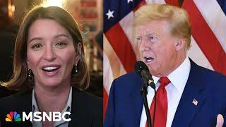 ‘Conviction has gotten to him’ Katy Tur reports from inside Trump Tower