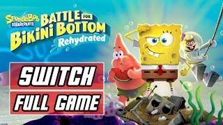 SpongeBob SquarePants Battle for Bikini Bottom Rehydrated - Gameplay Walkthrough FULL GAME SWITCH