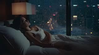 Girl Sleeping deep in Luxury Apartment Soft Rain sounds for sleep relaxing music white noise