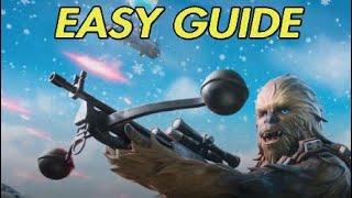 Eliminate opponents with the Bowcaster or a melee weapon - Fortnite x Star Wars Quest