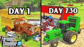 I Spent 2 Years Rebuilding My $2000000 from $0?  Farming Simulator 22