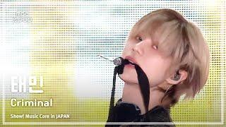 TAEMIN 태민 – Criminal  쇼 음악중심 in JAPAN  MBC240717방송