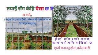 Courtyard Design  Vegetable Garden  यस्तो बनाउनु होस करेसाबारी  Garden Design