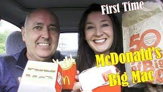 McDonalds Big Mac First Time Tasting