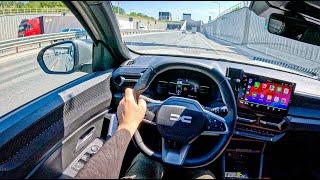 NEW Dacia Duster 2024 1.2 TCe 130hp 0-100 POV Test Drive #2119 Joe Black