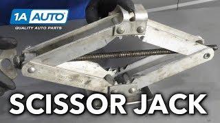 How to Use a Scissor Jack to Raise Your Car Truck or SUV