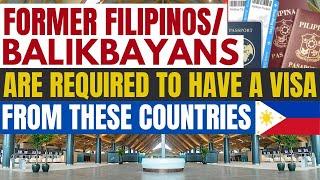 TRAVEL UPDATE BALIKBAYANPRIVILEGE VISA - 1 YEAR VISA IS NOT FOR ALL FORMER FILIPINOSBALIKBAYANS