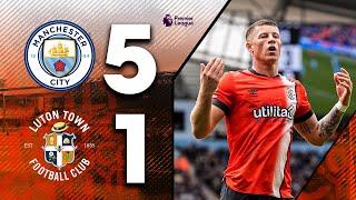 Man City 5-1 Luton  Premier League Highlights