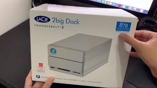 LaCie 2big Dock 8TB Thunderbolt 3 RAID Storage Drive - Unboxing & Setup