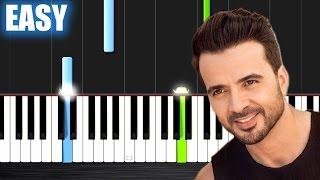 Luis Fonsi - Despacito ft. Daddy Yankee - EASY Piano Tutorial by PlutaX