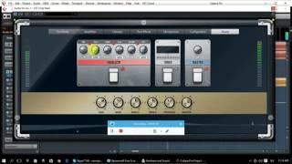 Cubase 8 5 effects on insert tried roughly on electric guitar after recorded