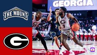 Georgia Hoops Highlights vs Mount St. Marys  2023 College Basketball Highlights  122023