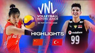  CHN vs.  TUR - Highlights  Week 3  Womens VNL 2024