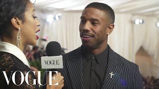 Michael B. Jordan on His High Expectations for the Met Gala  Met Gala 2018 With Liza Koshy  Vogue