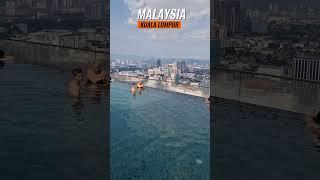 VERY COOL ROOFTOP POOL IN KUALA LUMPUR - MALAYSIA - 4K - 2024