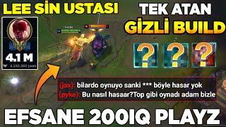 BÖYLE PLEYZ VE HASAR YOK LEE SIN USTASI TEK ATAN GİZLİ BUİLD KASARSA NE OLUR?