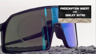 SVED Optical Prescription Insert with Oakley Sutro  Overview Insertion and Removal