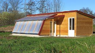 Building a Passive Solar Greenhouse Timelapse