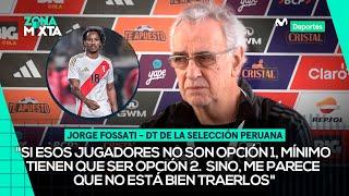 CONFERENCIA DE PRENSA de JORGE FOSSATI previo a la FECHA DOBLE de CLASIFICATORIAS  ZONA MIXTA 