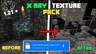 X-RAY Texture Pack For MCPEBedrock 1.21 ️ X-Ray Mod For Minecraft Pe 1.21