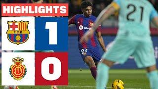 FC BARCELONA 1 - 0 RCD MALLORCA  HIGHLIGHTS LALIGA EA SPORTS