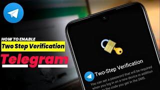 Telegramga ikki bosqichli parol qoʻyish. How to enable two-step verification code on Telegram.