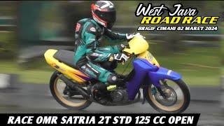 RACE OMR SATRIA 2T STD 125 cc OPEN️West Java RoadRace Brigif Cimahi 2 Maret 2024