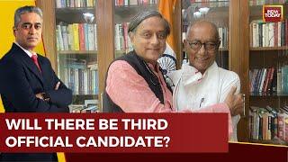 Digvijaya Singh & Shashi Tharoor To File Nomination For Congress President Election Tomorrow