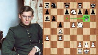 Alexander Alekhine Best Chess Move  Incredible tactical Combination #12
