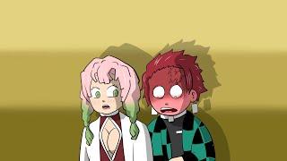 When Tanjiro and Mitsuri watching anime sus moment  demon slayer animation