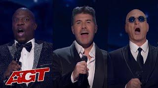 EPIC Simon Cowell Sings Duet with Howie Mandel and Terry Crews on Americas Got Talent Metaphysic