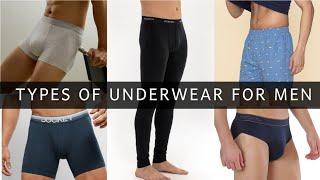 Types of Underwear for Men with Names
