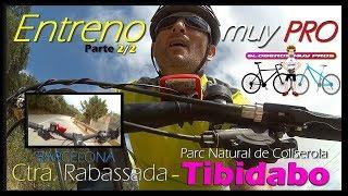 Subida al Tibidabo en Bicicleta Carretera de lArrabassada hasta el Tibidabo Ruta en bicicleta MTB