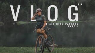 Vlog #2 Part 1 Bike-packing through Italy on gravel bike. Dolce Vita pizza and pasta