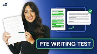 PTE Writing Sample Test ALL WRITING TASKS