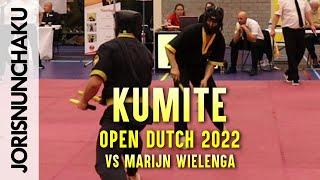 Joris van den Berg VS Marijn Wielenga  Nunchaku Kumite fight 03 2022