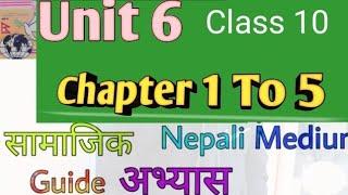 Class 10 social unit 6 exercise  class 10 social unit 6  class 10 social chapter 6 notes  Part 1