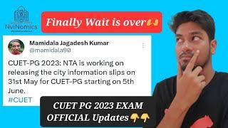 Big News Finally Official CUET PG 2023 exam Date & Admit card notice came 
