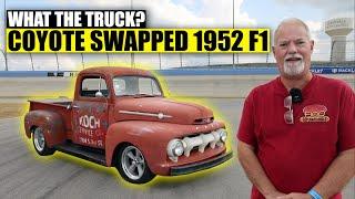 Coyote Swapped 1952 F1 on Roadster Shop Chassis  What The Truck?