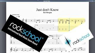 Just dont Know Rockschool Grade 1 Guitar