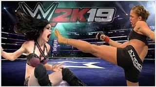 Ronda Rousey vs Paige -  WWE 2к19 